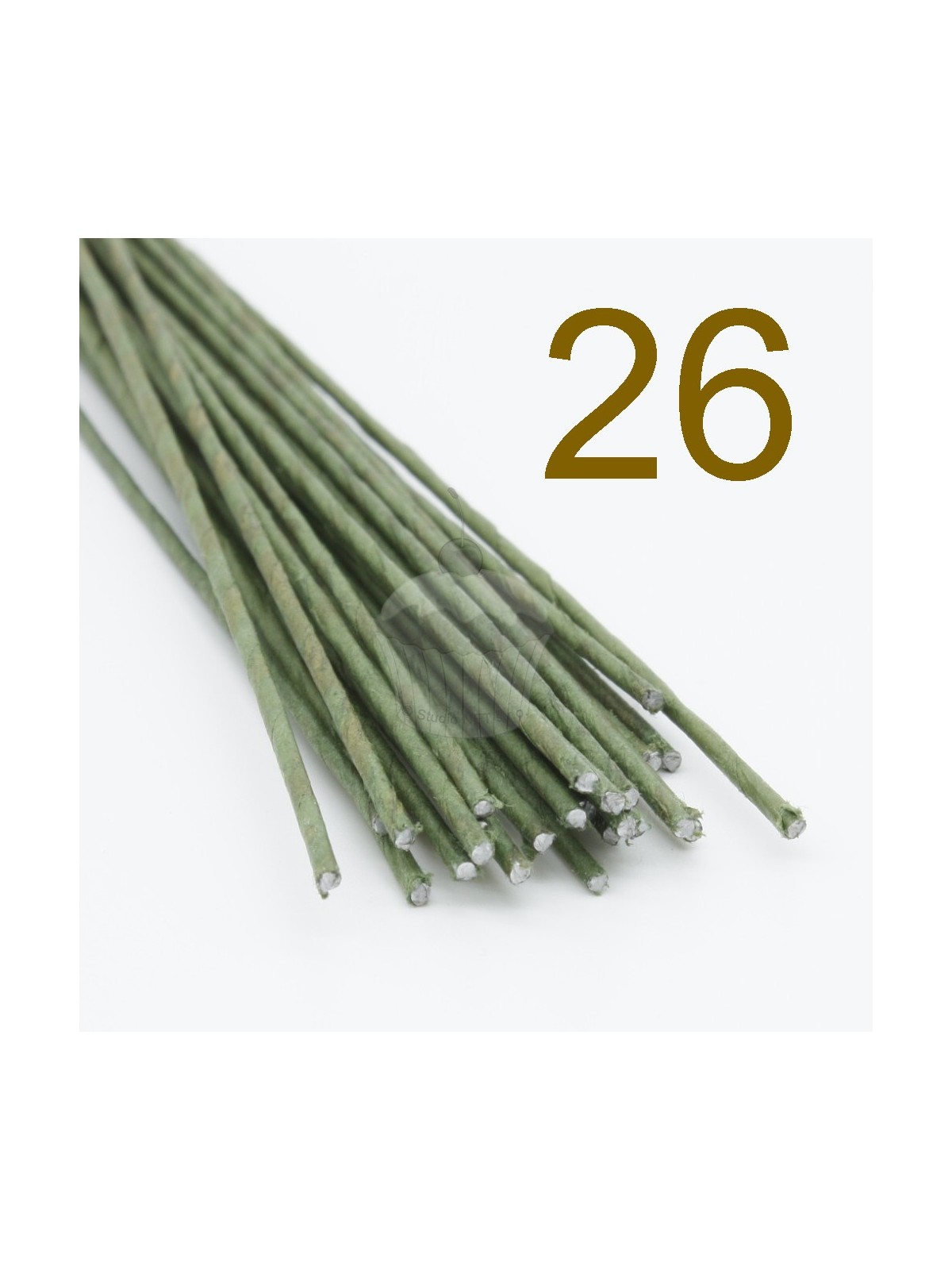 Caketools - 26 green arranging wires - 50 pcs