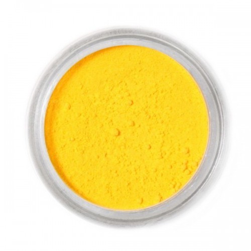 Jedlá prachová farba Fractal - Canary Yellow, Kanar sárga (2,5 g)