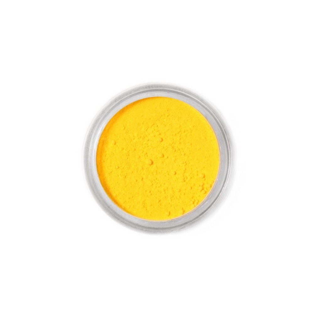 Jadalna farba proszkowa Fractal - Canary Yellow, Wyspy Kanaryjskie (2,5 g)