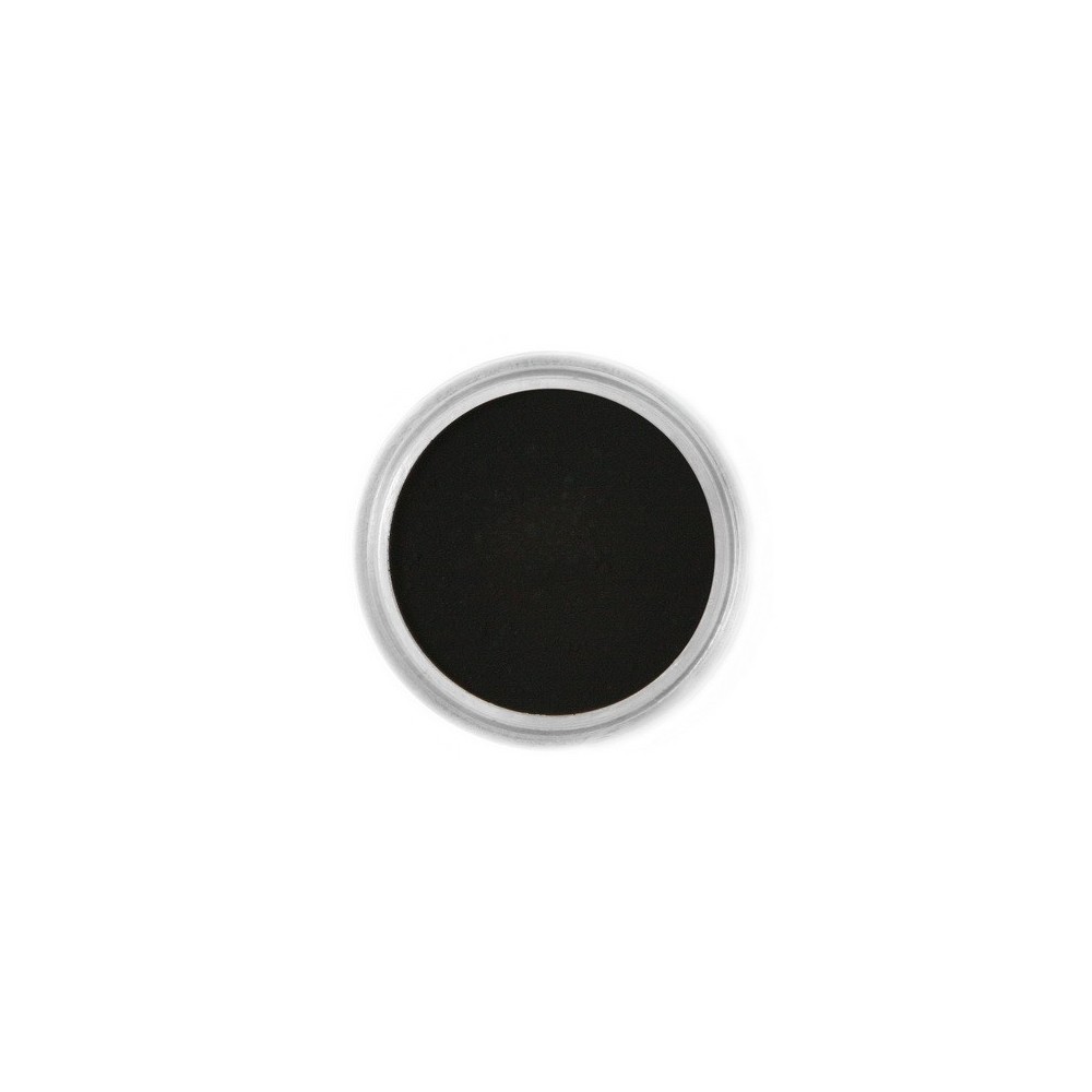 Jedlá prachová farba Fractal - Black, Fekete (1,5 g)