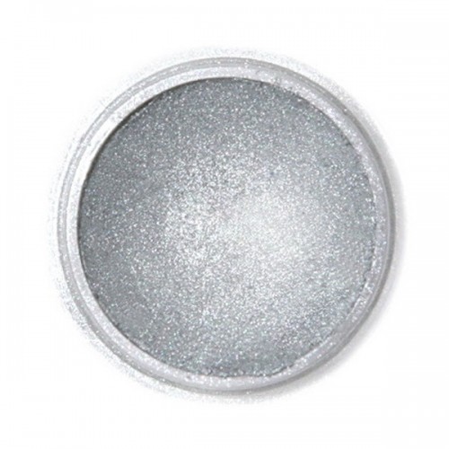 Decorative powder pearl color Fractal - Dark Silver, Sötét metál ezüst (2,5 g)