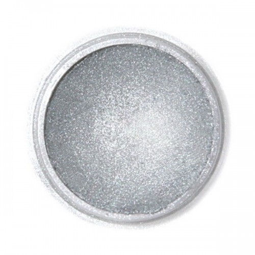 Dekorative Puderperlmuttfarbe Fractal - Dunkles Silber, Dunkles Metall Silber (2,5 g)