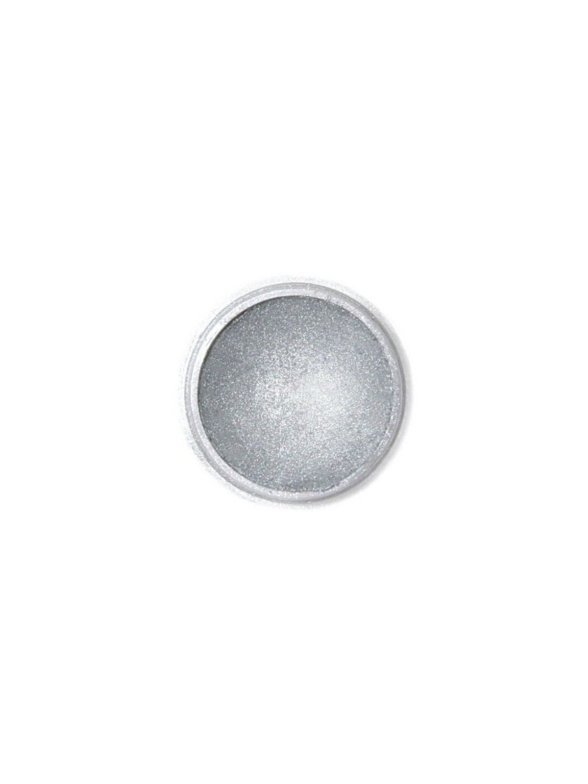 Dekorative Puderperlmuttfarbe Fractal - Dunkles Silber, Dunkles Metall Silber (2,5 g)