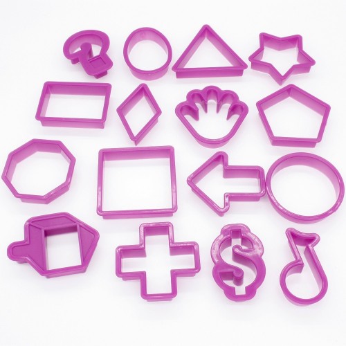 Cookie cutters shapes - 16 pcs