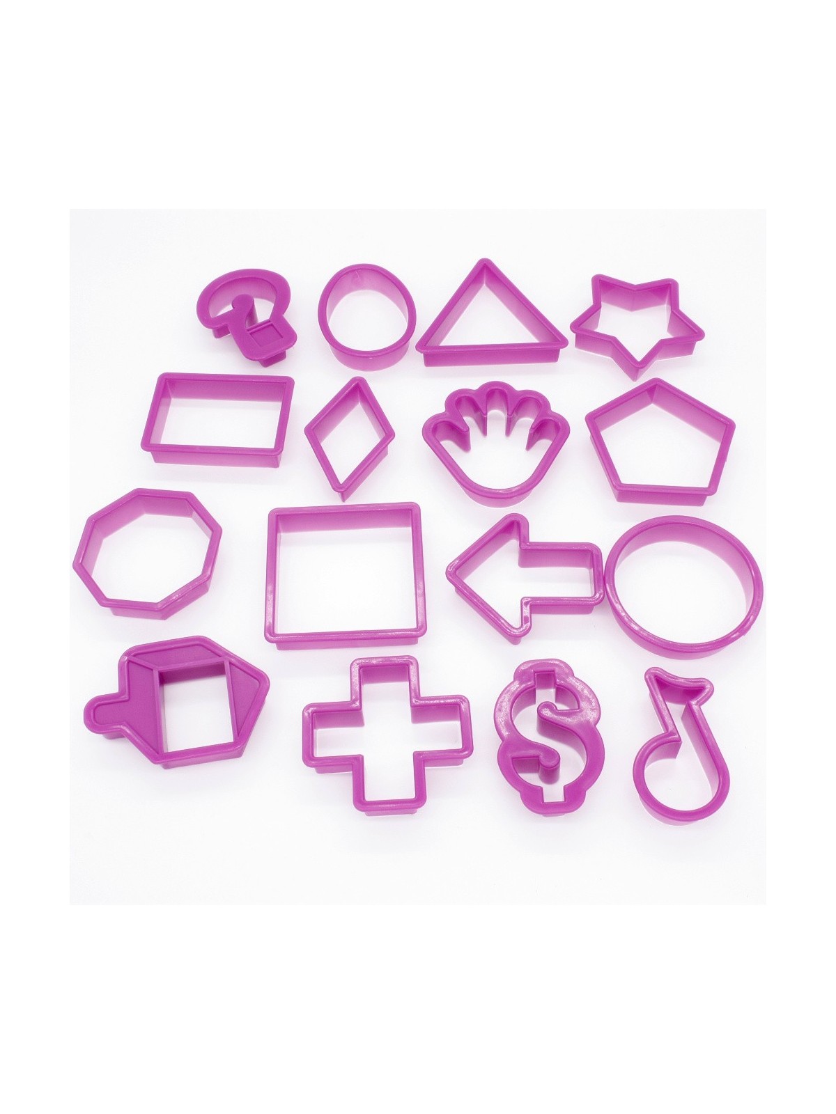 Cookie cutters shapes - 16 pcs