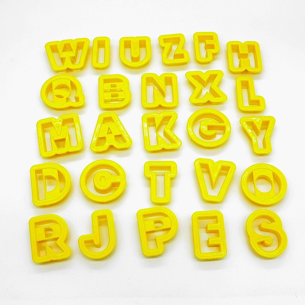 Color cutter - alphabet - 26pcs