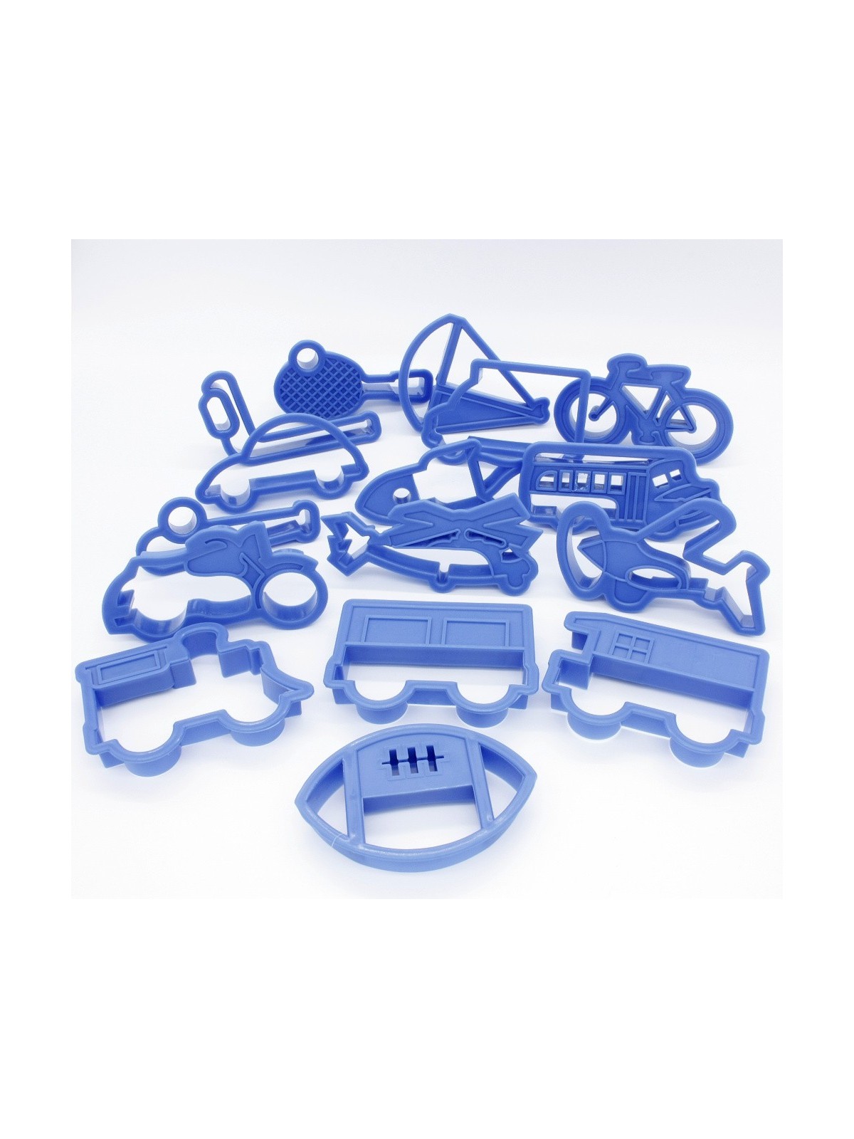 Cookie cutters transport and sports - 16 pieces