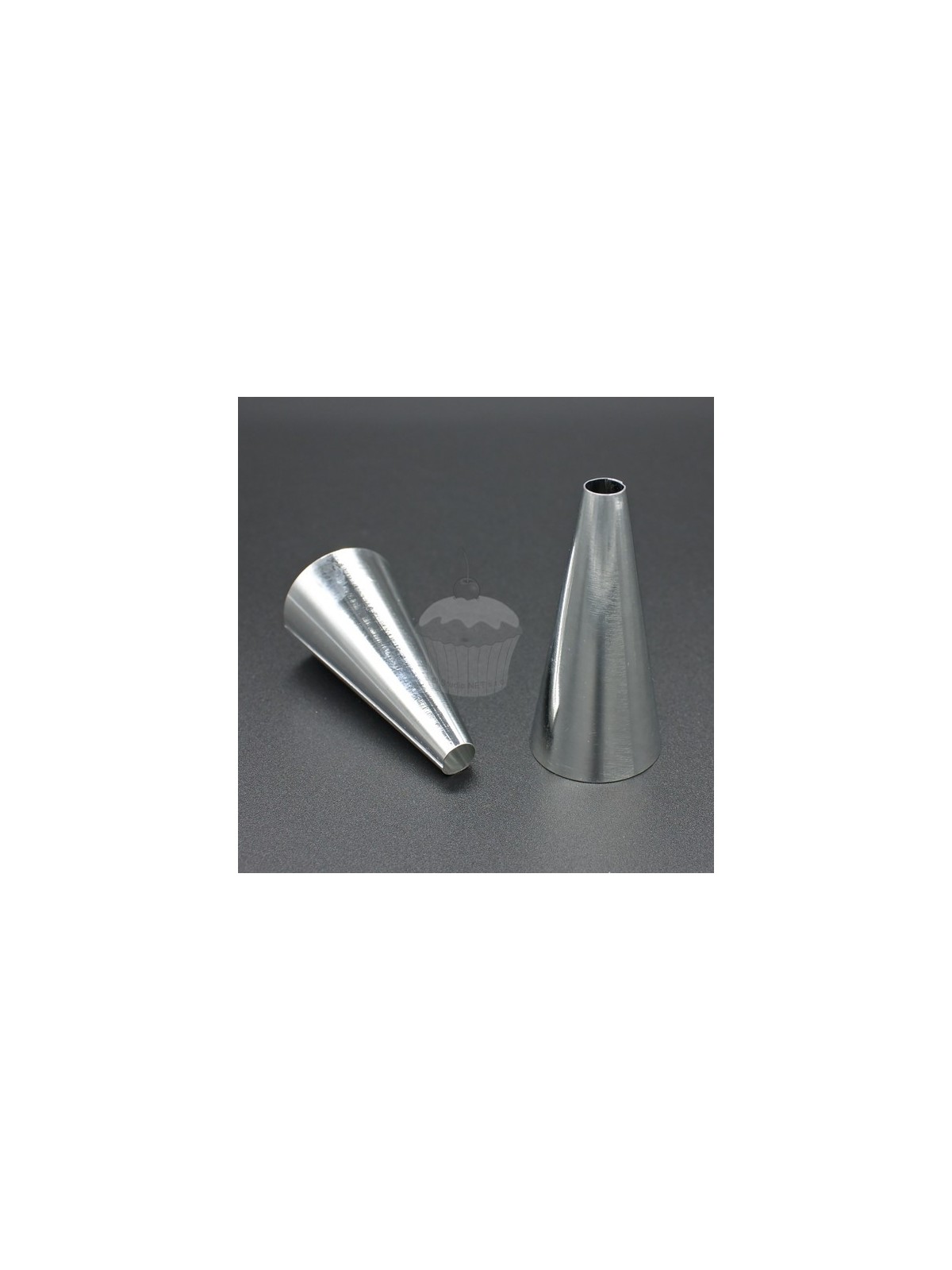 Decorative tip - round smooth - 6mm