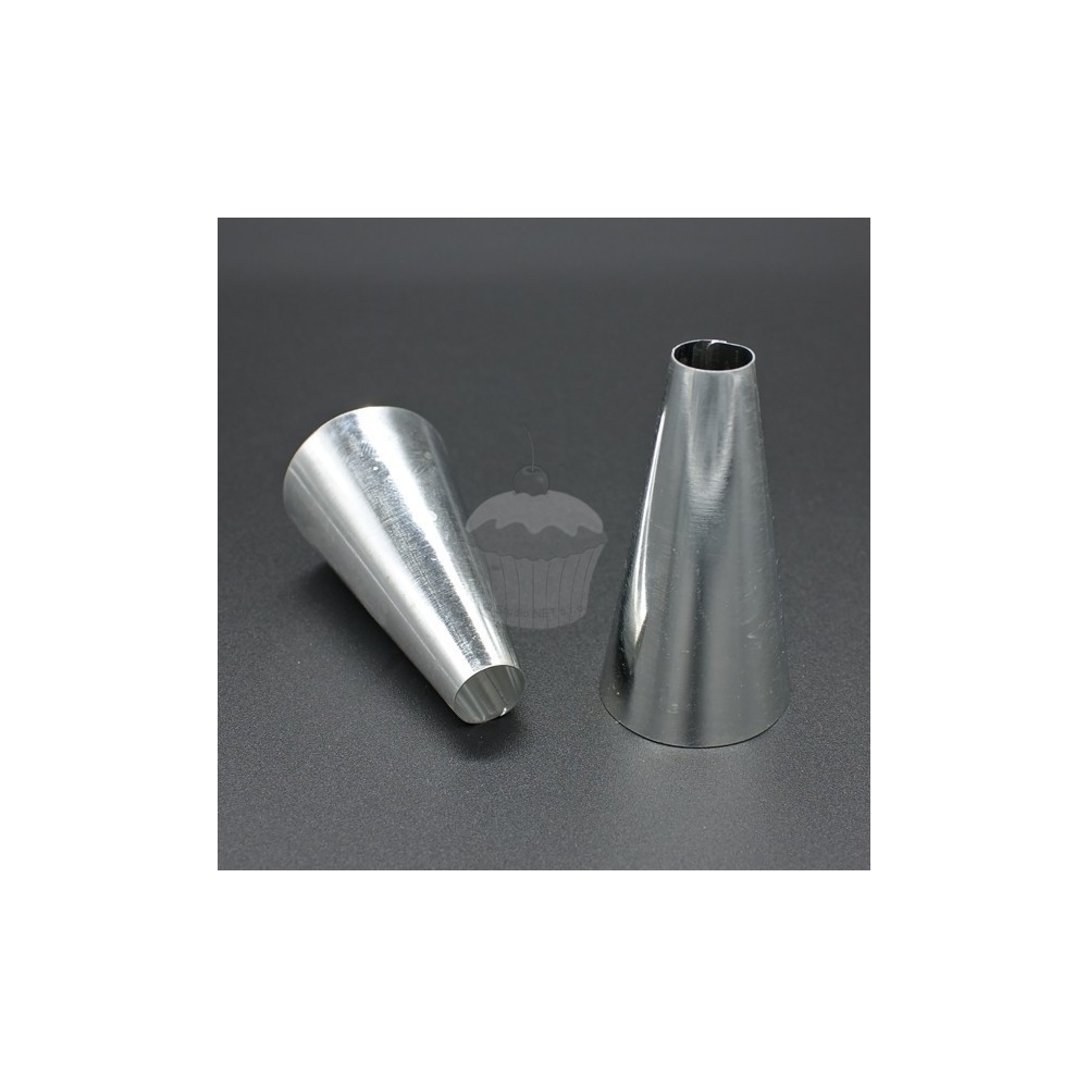 Decorative tip - round smooth - 10mm - Indian