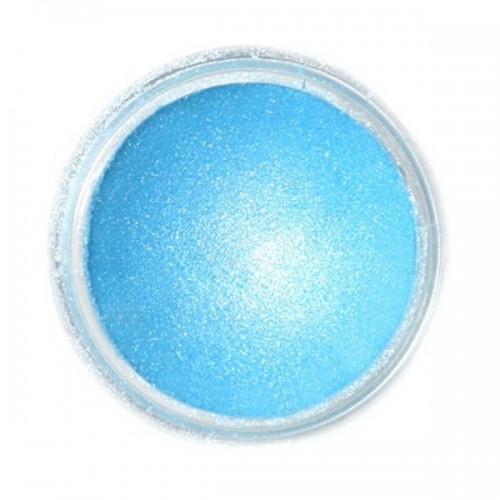 Jedlá prachová perleťová barva Fractal - Crystal Blue, Kristálykék (2,5 g)