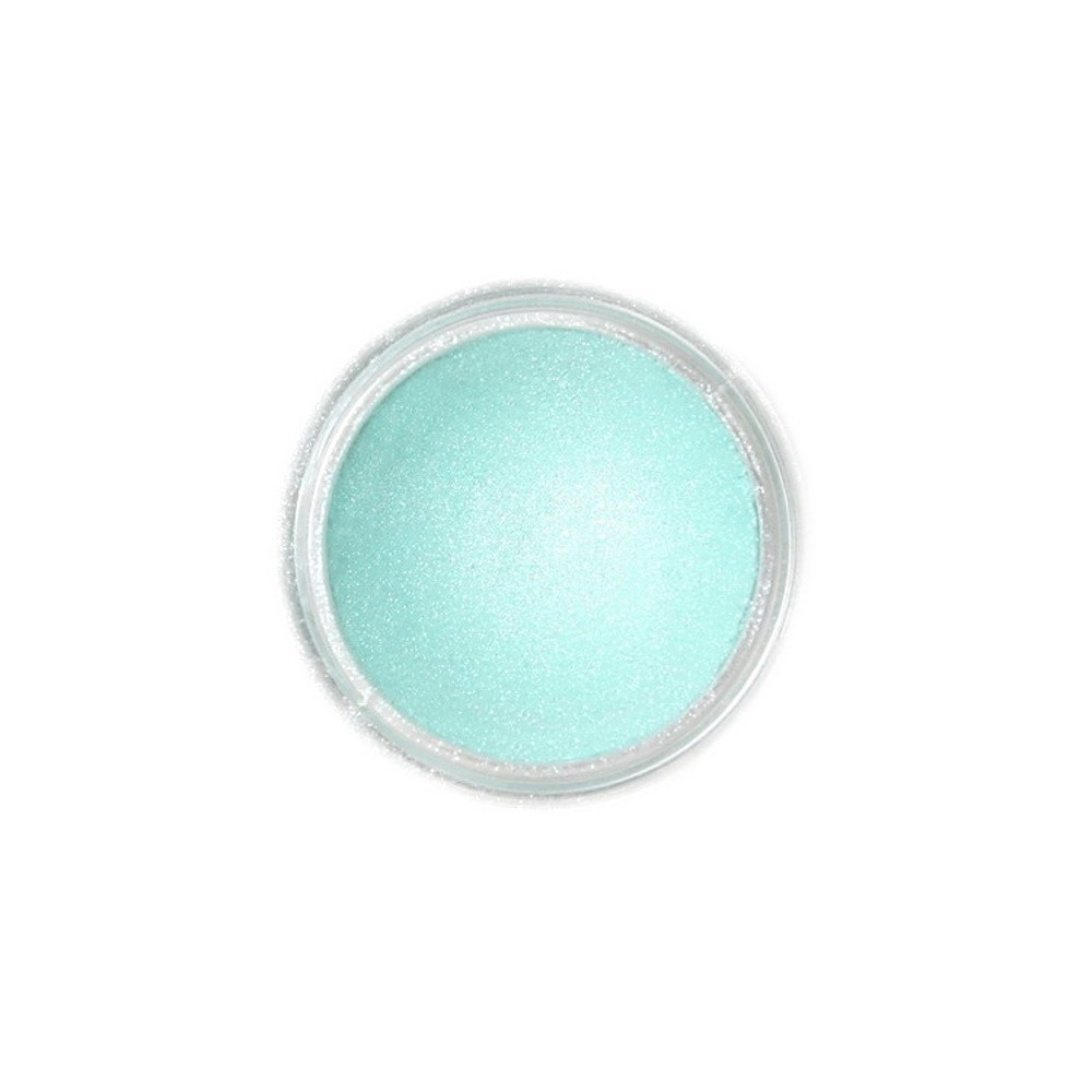 Jedlá prachová perleťová farba Fractal - Frozen Green, Harmatzöld (2,5 g)