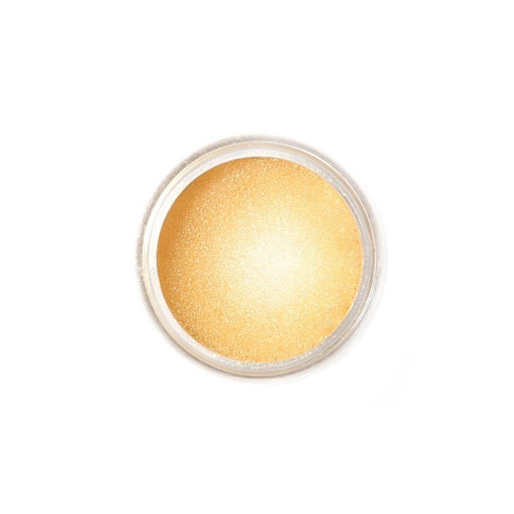 Dekoratívna prachová perleťová farba Fractal - Golden Shine, Arany homok (3,5 g)