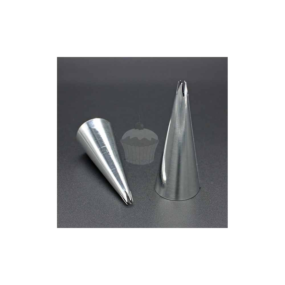 Decorative tip - serrated - 5 teeth