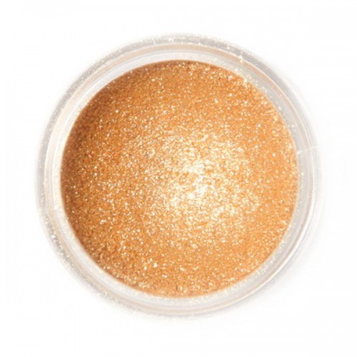 Dekorativní prachová perleťová barva Fractal - Sparkling Gold, Szikrázó arany (3,5 g)