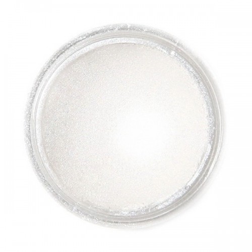 Dekorativní  prachová perleťová barva Fractal - Pearl White, Gyöngyház fehér (3,5 g)