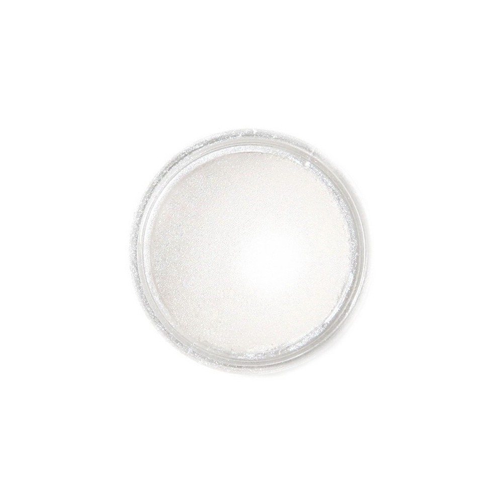 Dekoratívna prachová perleťová farba Fractal - Pearl White, Gyöngyház fehér (3,5 g)