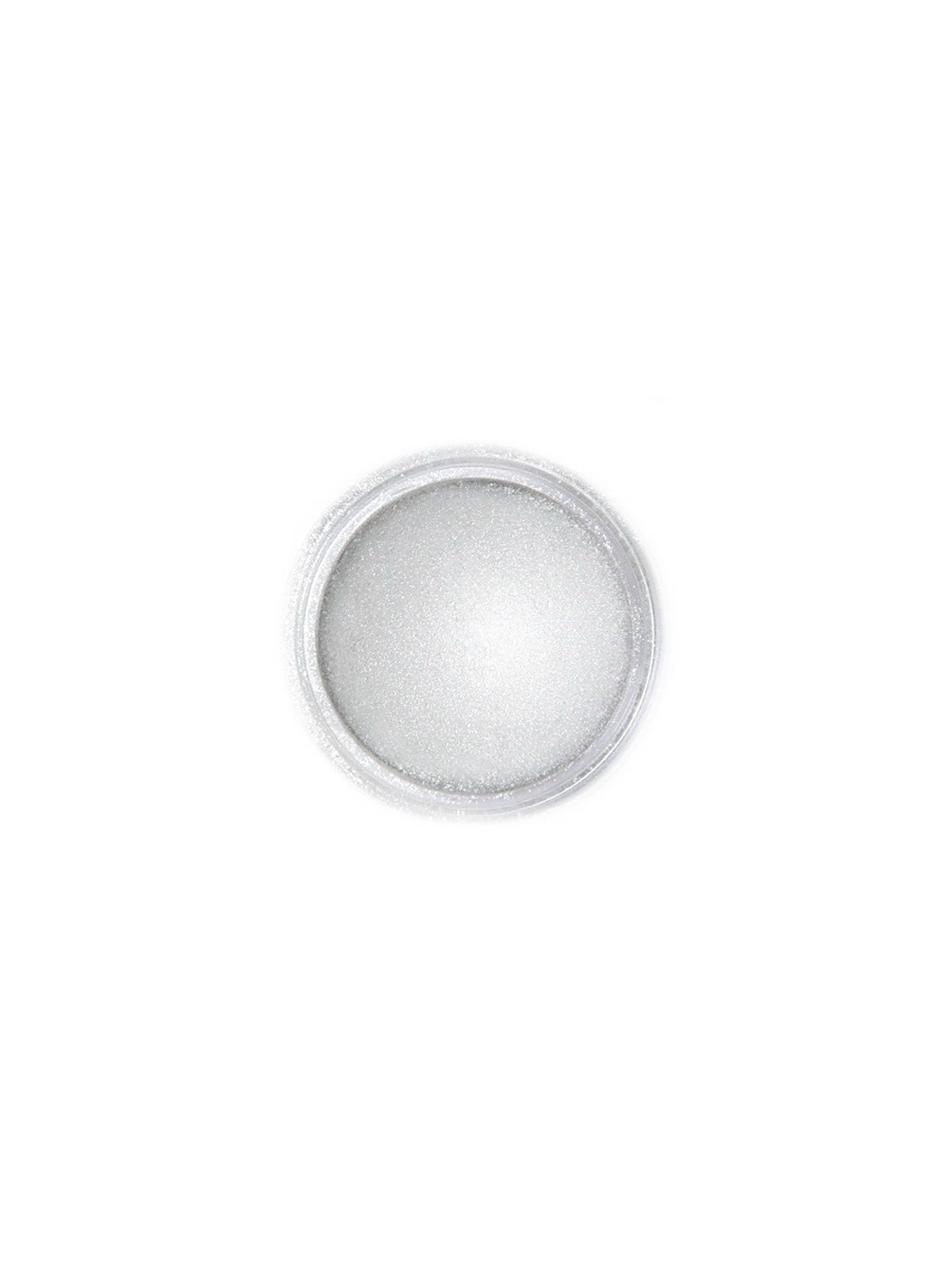 Jadalna pudrowa farba perłowa Fractal - Light Silver (3 g)