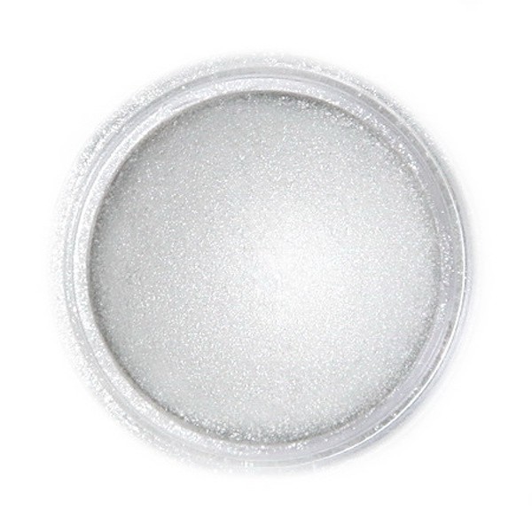 Jedlá prachová perleťová barva Fractal - Light Silver, Világos metál ezüst (3 g)