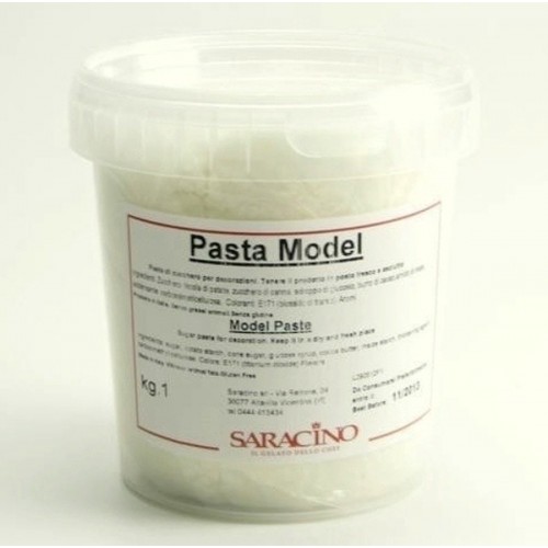 Modelliermasse Saracino weiß 1 kg