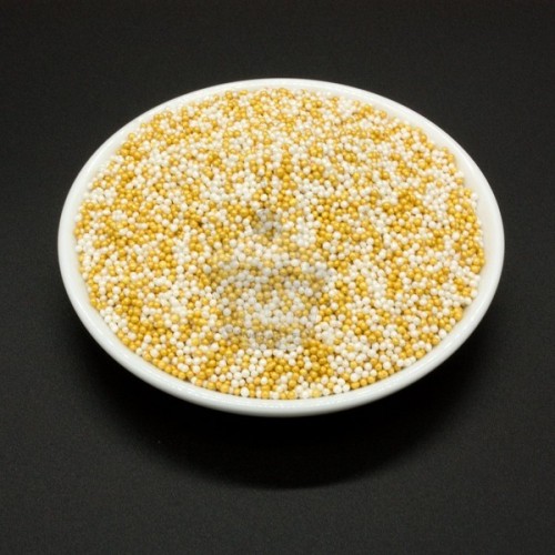 Sugar pearls - gold / pearl - 100g