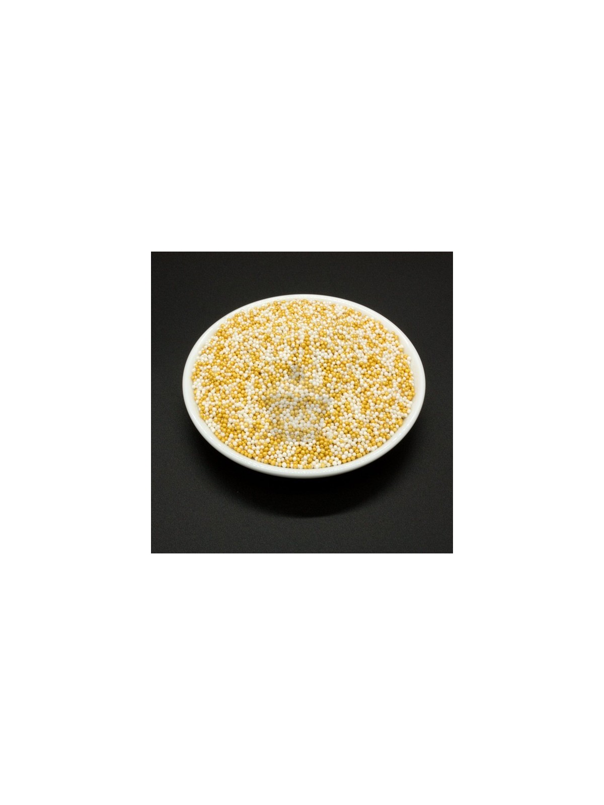 Cukrovej perličky máčik zlatý / perleťový - 100g
