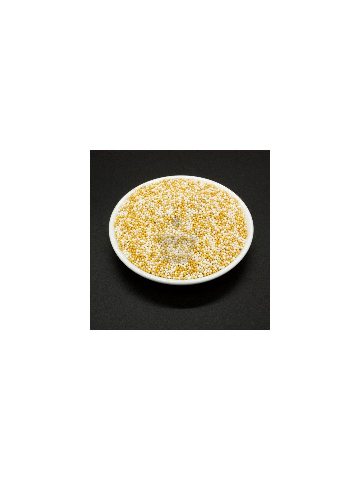 Sugar pearls - gold / pearl - 100g