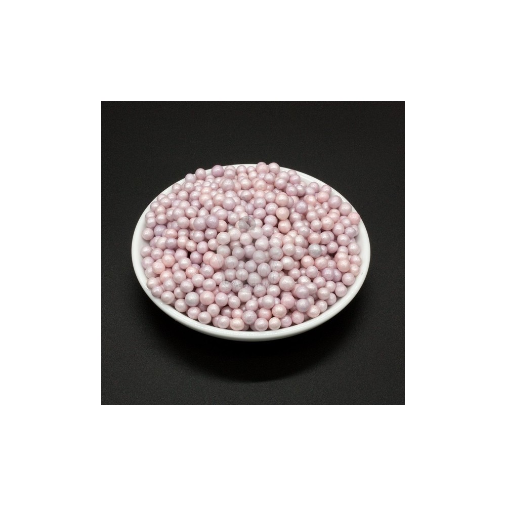 Sugared pearls 4mm - violet shimmer - 100g