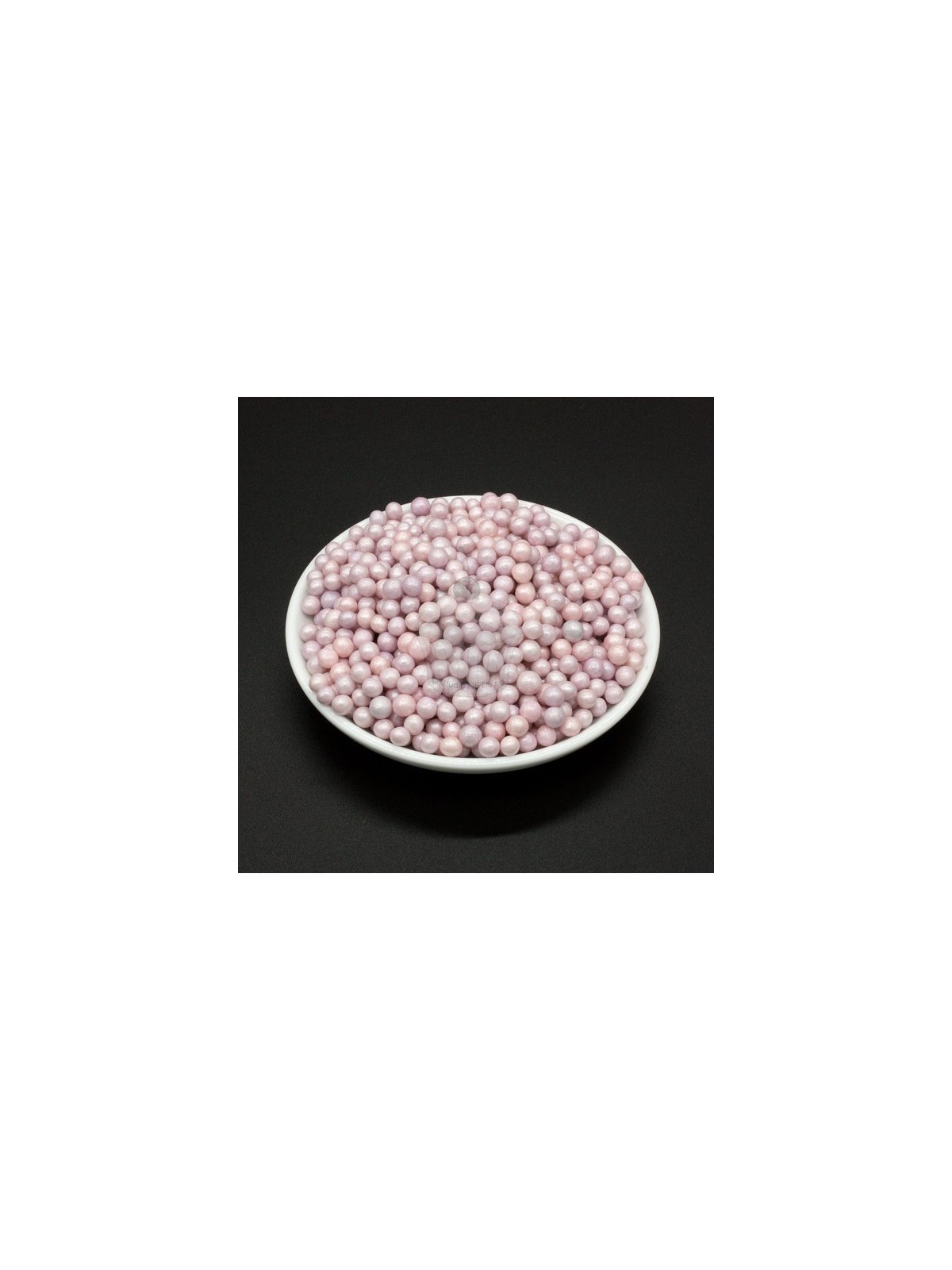 Cukrové perličky 4mm - fialková perleť - 100g