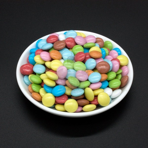 Čokoládové pecky - barevné 1cm - 100g