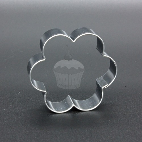 Stainless steel cookie cutter - large flower