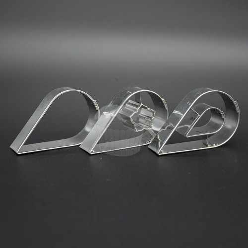 Cookie cutters - set of 3 large drops
