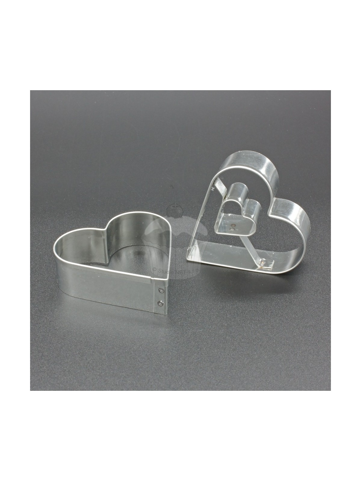 Set of cookie cutters - heart + heart