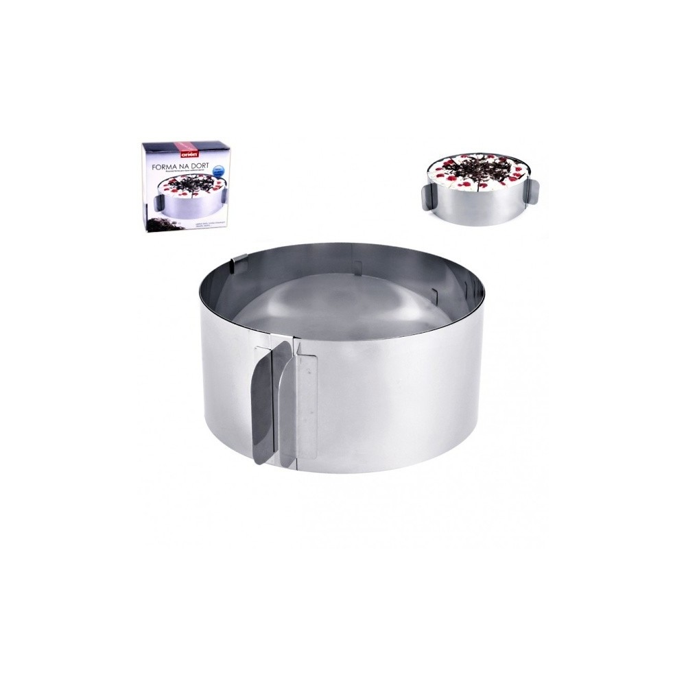 Sliding cake tin - circle 15 - 30 cm.