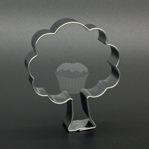 Stainless steel cookie cutter - deciduous tree