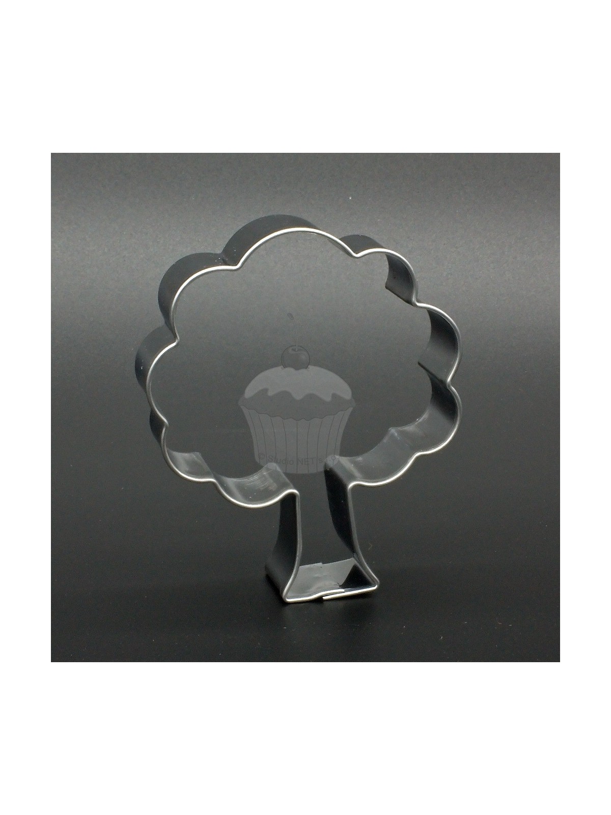 Stainless steel cookie cutter - deciduous tree