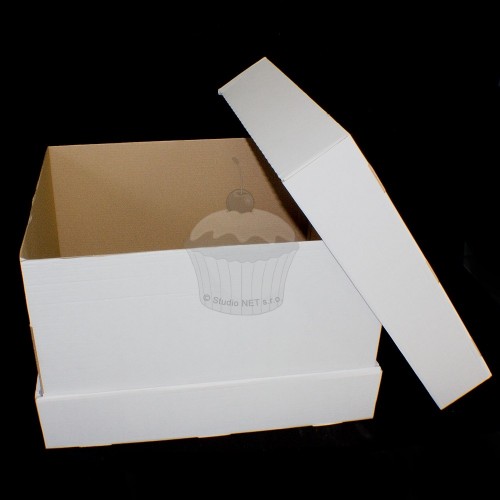 Krabice na poschodový tortu - extra pevná - - JUMBO - 60 x 50 x 40cm