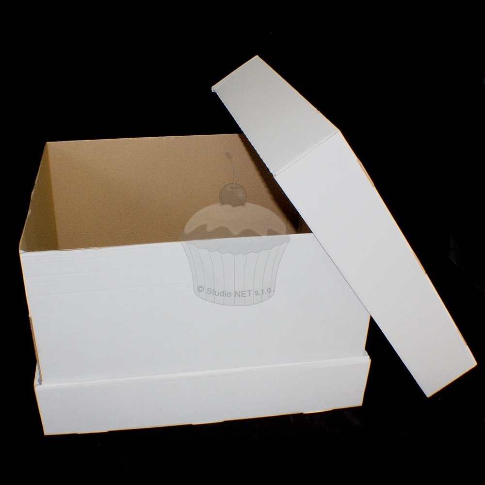 Tiered cake box - extra sturdy - JUMBO - 60 x 50 x 40cm