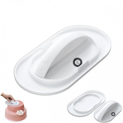 Marzipan iron - duo - oval