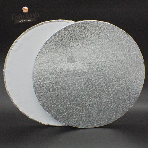 Caketools silver cake board 35cm / 1.2cm Round