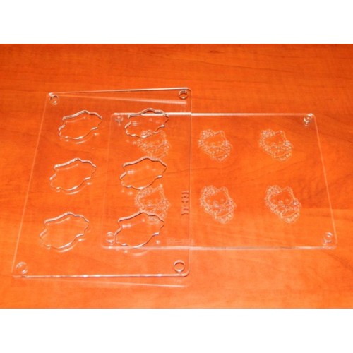 Chocolate decoration mold - Hello Kitty