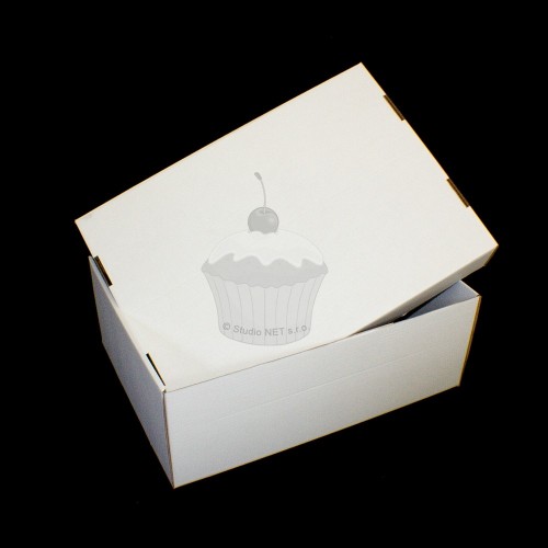 Box for Storeyed cake - extra strong - Book - 59 x 42 x 21 cm