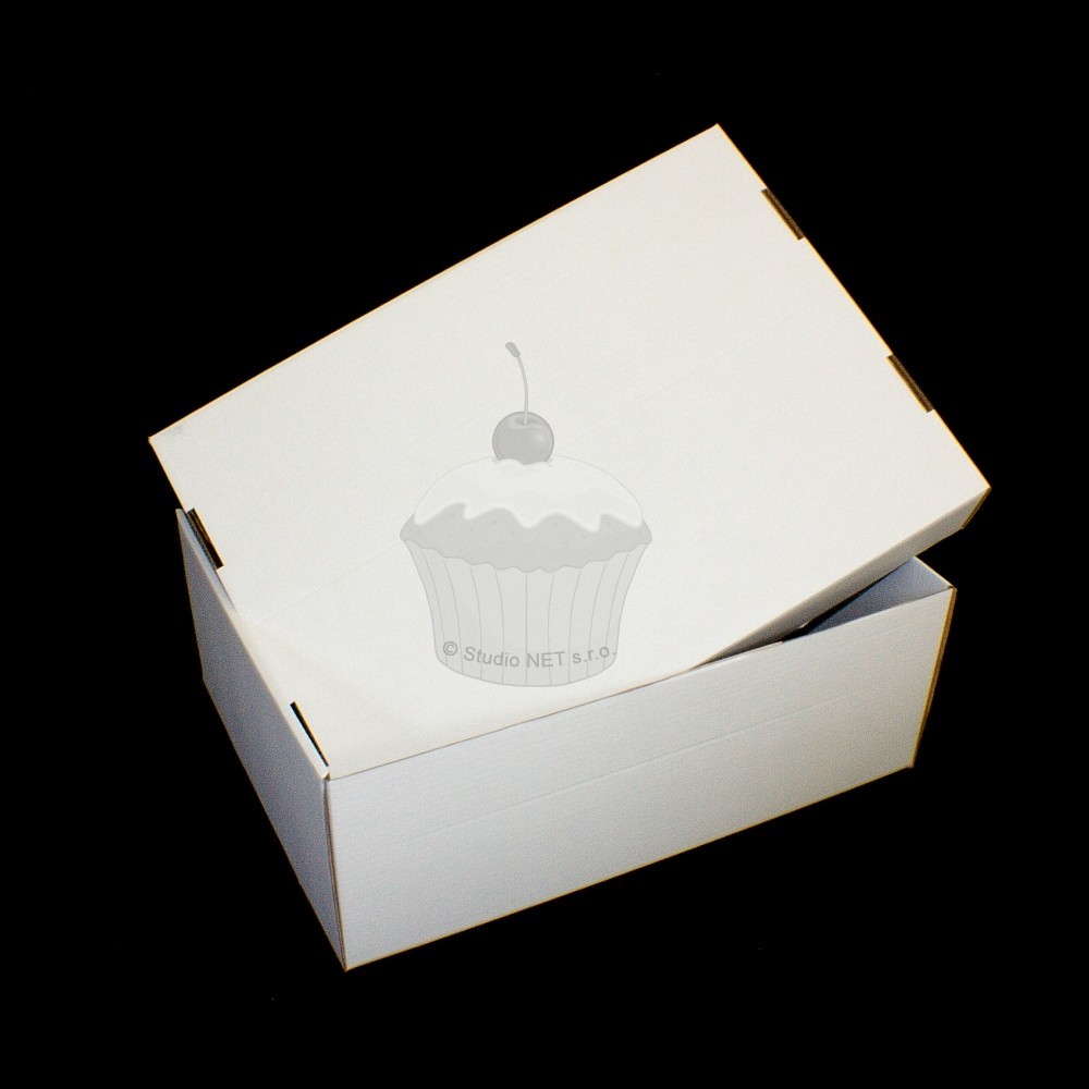 Two-tier cake box - extra strong - Book - 59 x 42 x 21cm