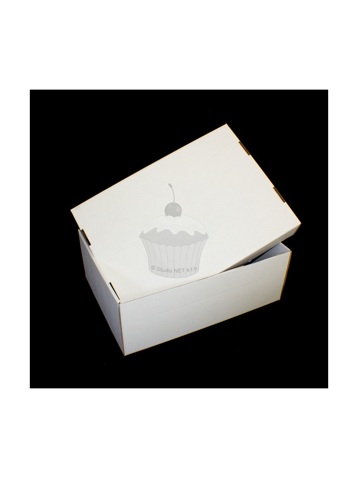 Two-tier cake box - extra strong - Book - 59 x 42 x 21cm