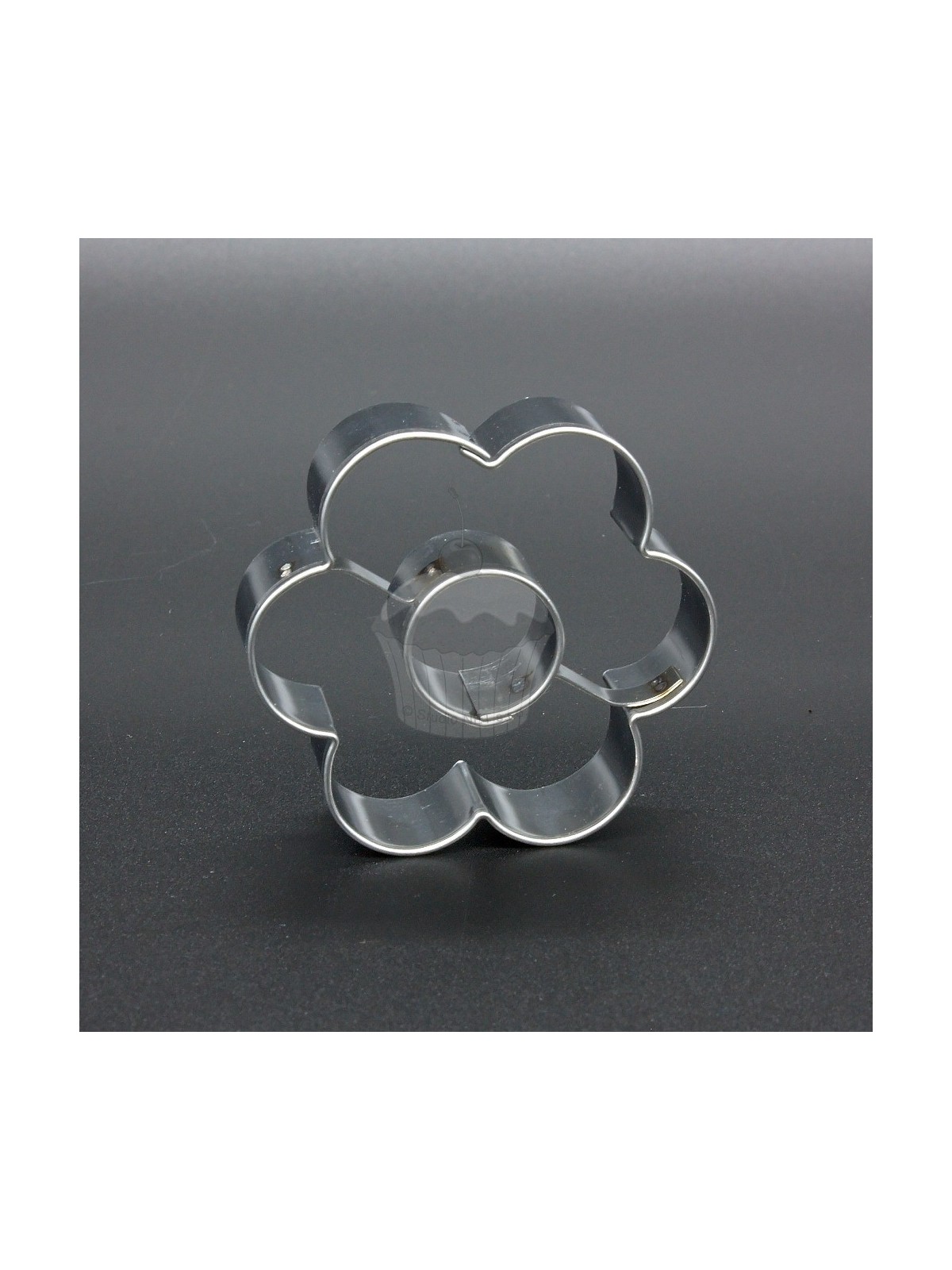 Edelstahl-Ausstecher - kleine Blume + Ring