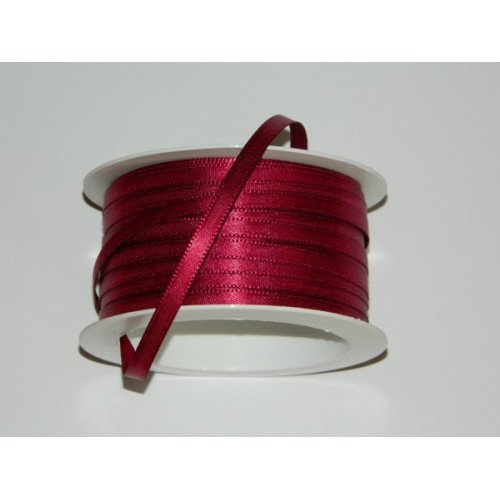 Satinband - burgundy 20m / 5 mm