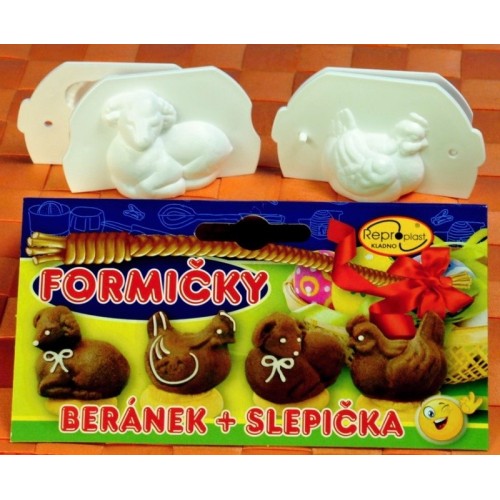 Opening molds - lamb and chicken 2pcs