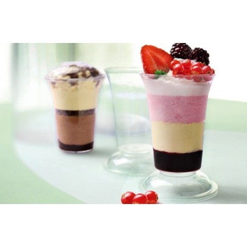 Alcas cup + lid for desserts - Coppa Gemini 5pcs