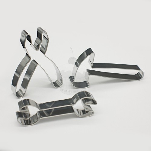 Set of stainless steel cutters - tools