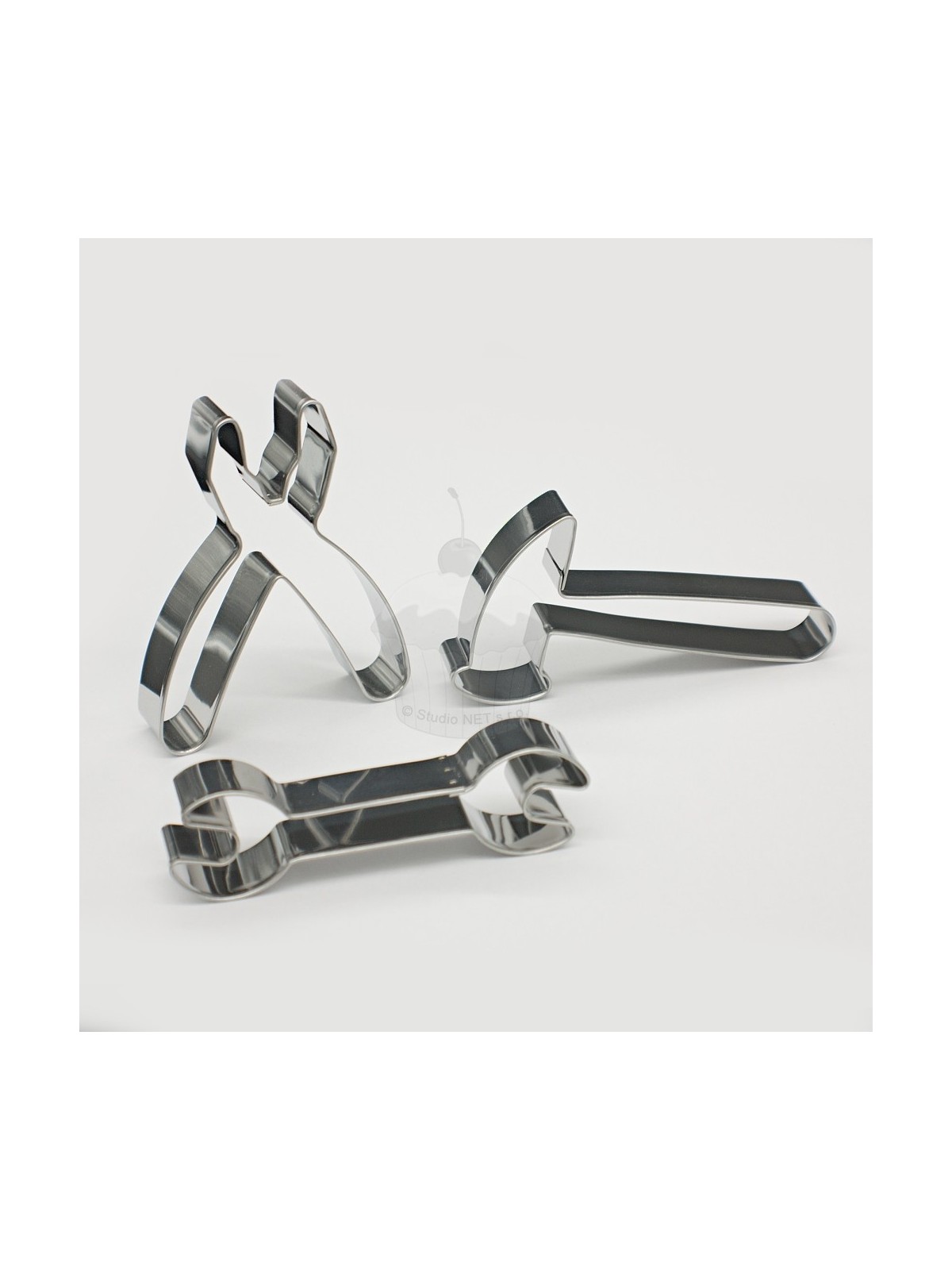 Set of stainless steel cookie cutters - tools