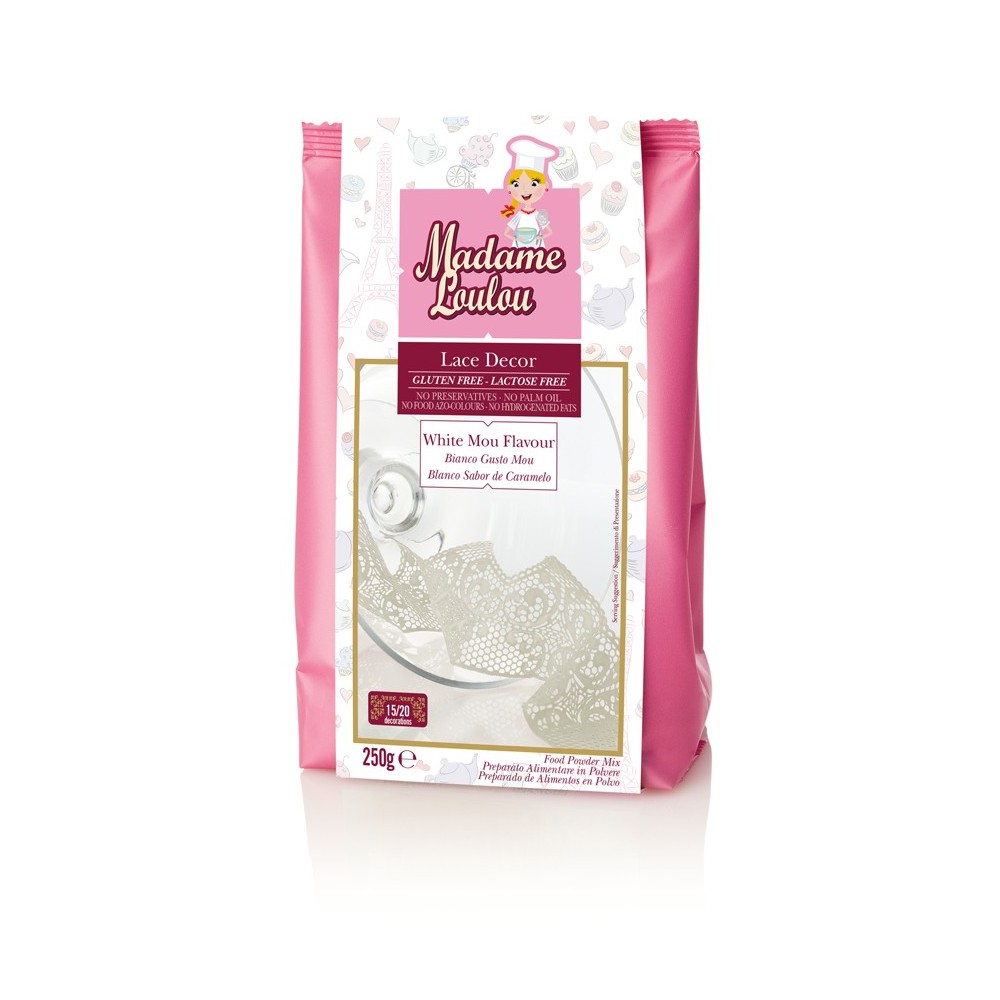 Madame LouLou - edible white lace 250g